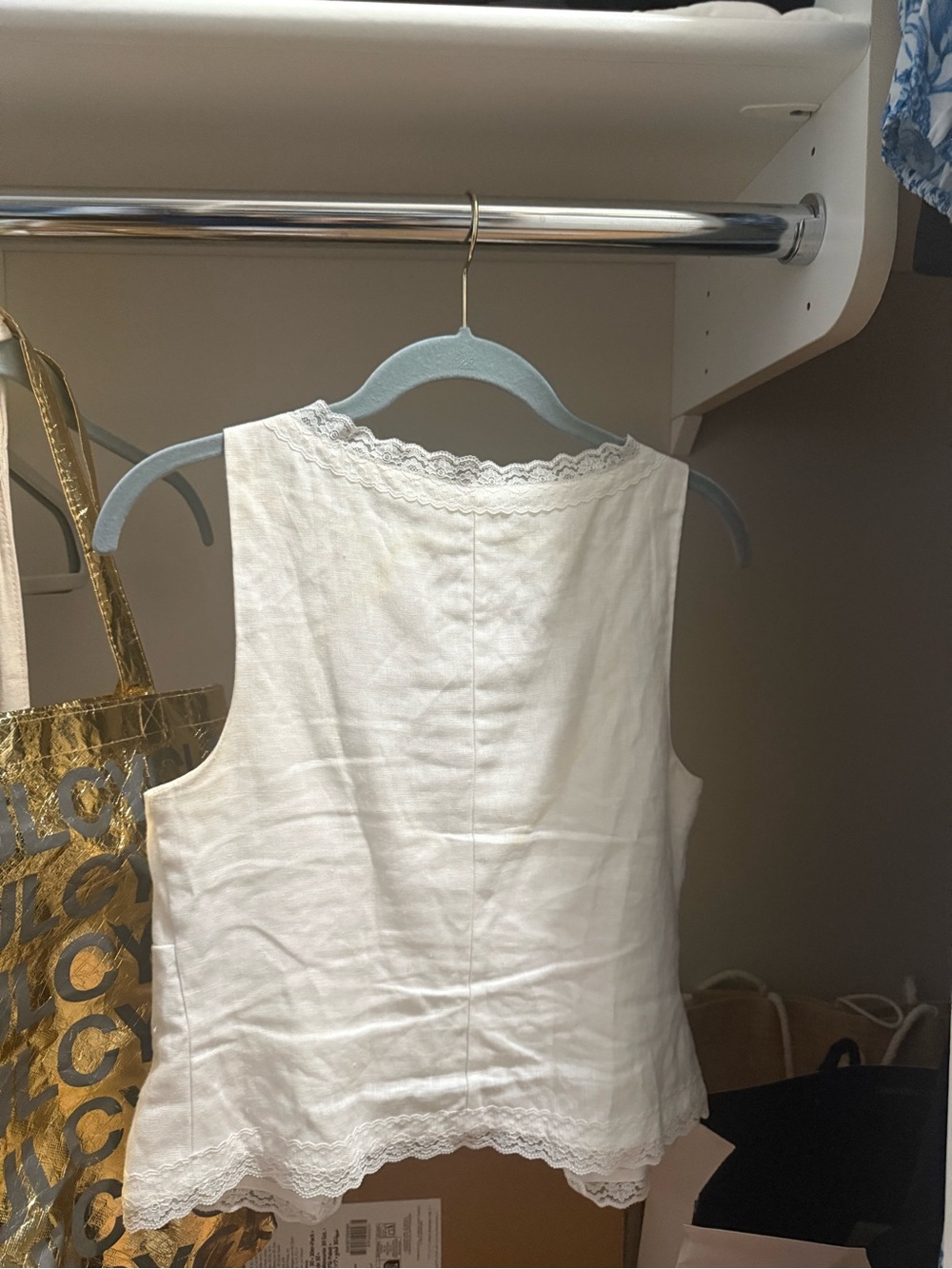 REFORMATION ROSALIE LINEN TOP - Picture 9 of 10